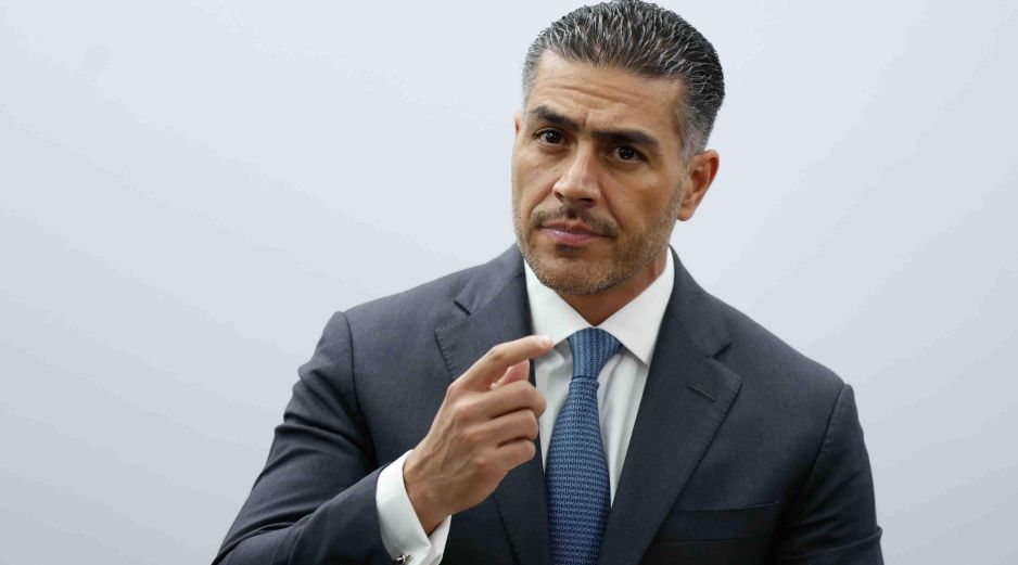 Omar García Harfuch ofreció una conferencia de prensa para hablar de los resultados de la Operación Enjambre. SUN/D. Sánchez