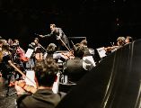El músico Juan Pablo Contreras dirige a la Orquesta Latino Mexicana, en la foto. CORTESÍA