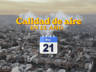 La mañana de este jueves 21 de mayo en el AMG se registra buena calidad del aire en Atemajac con 54 puntos IMECA. EL INFORMADOR / ARCHIVO