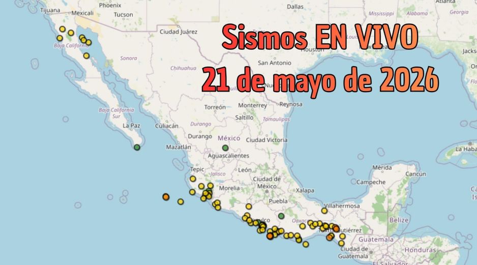 EN VIVO | Sismos en México | Jueves 21 de mayo ESPECIAL / SSN