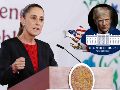 La Presidenta Sheinbaum habla sobre las repercusiones de la orden ejecutiva de EU para limitar el pago de remesas. SUN / ARMM