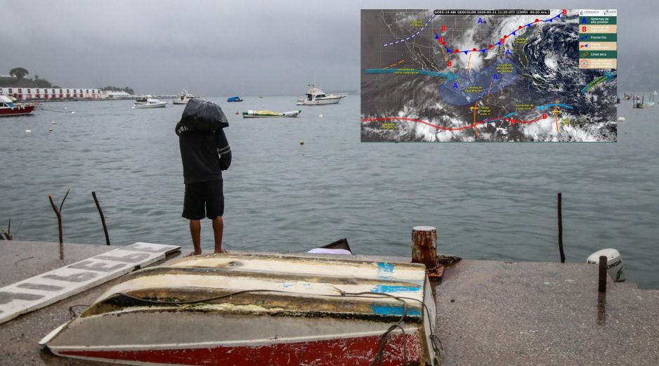 Una onda tropical es un sistema que se desplaza de este a oeste a través de los trópicos. Estos sistemas son los principales motores de la temporada de lluvias y huracanes en nuestro país. ESPECIAL / EFE y Conagua