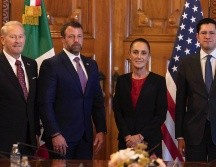 Claudia Sheinbaum publicó varias fotos en sus redes sociales de su encuentro con Mullin. X/@Claudiashein