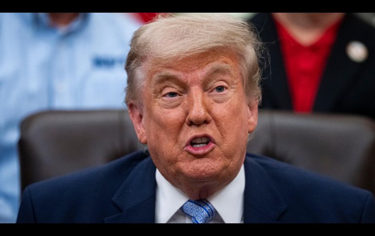 Donald Trump escribió un mensaje en su red social Truth Social que captó la atención de la comunidad internacional. EFE/A. Drago