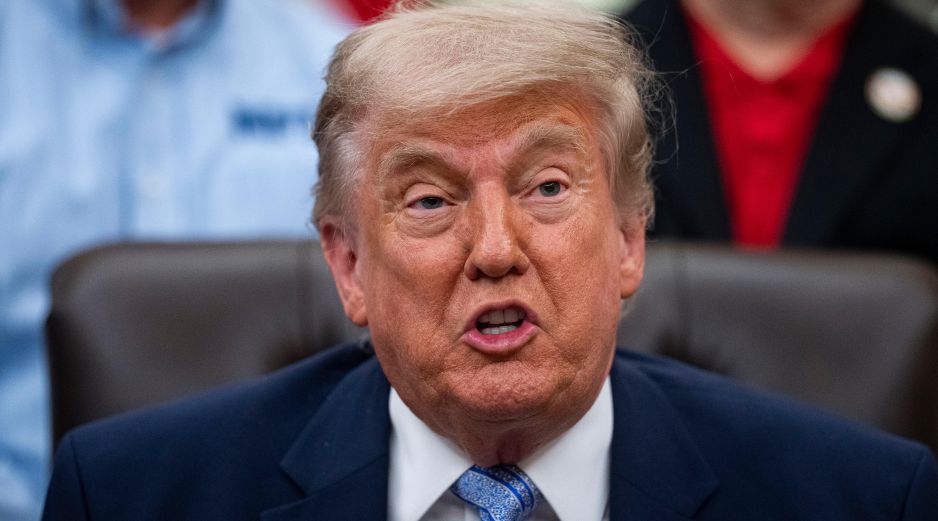 Donald Trump escribió un mensaje en su red social Truth Social que captó la atención de la comunidad internacional. EFE/A. Drago