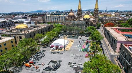  Guadalajara acelera preparativos del FIFA Fan Festival en el Centro Histórico rumbo al Mundial 2026. EL INFORMADOR/ A. NAVARRO.