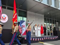 La celebración hizo énfasis en la importancia de las relaciones bilaterales entre México y Estados Unidos, como vecinos y socios. EL INFORMADOR / R. Bobadilla