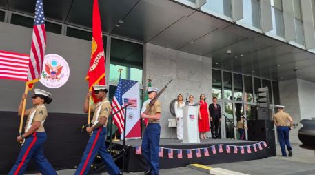 La celebración hizo énfasis en la importancia de las relaciones bilaterales entre México y Estados Unidos, como vecinos y socios. EL INFORMADOR / R. Bobadilla