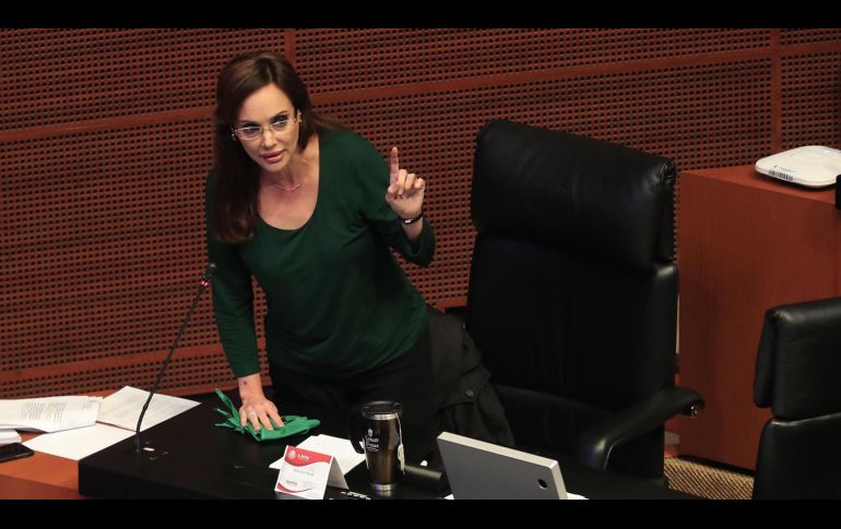 Lilly Téllez no perdió la oportunidad de soltar un ácido comentario contra Morena. SUN/ARCHIVO