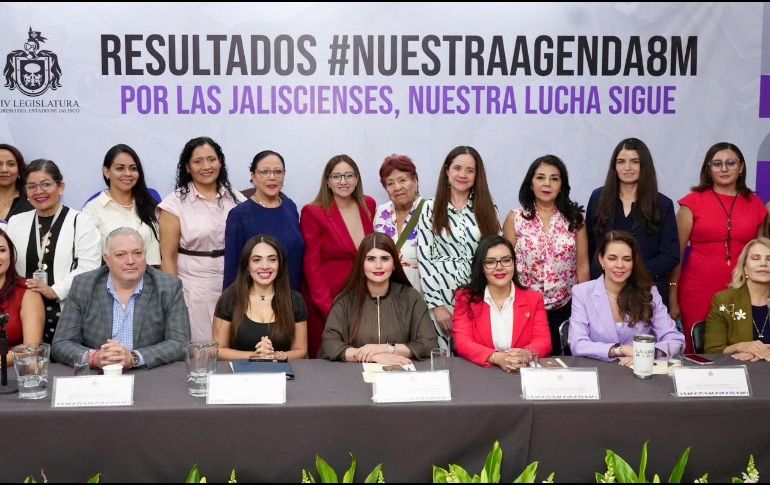 La Agenda 8M contempla 19 iniciativas que reforman más de 15 leyes estatales. CORTESÍA.
