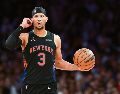Josh Hart. El escolta firmó 26 puntos, cuatro rebotes y siete asistencias, con diez de 21 en tiros de campo y cinco triples. AFP/S. Stier