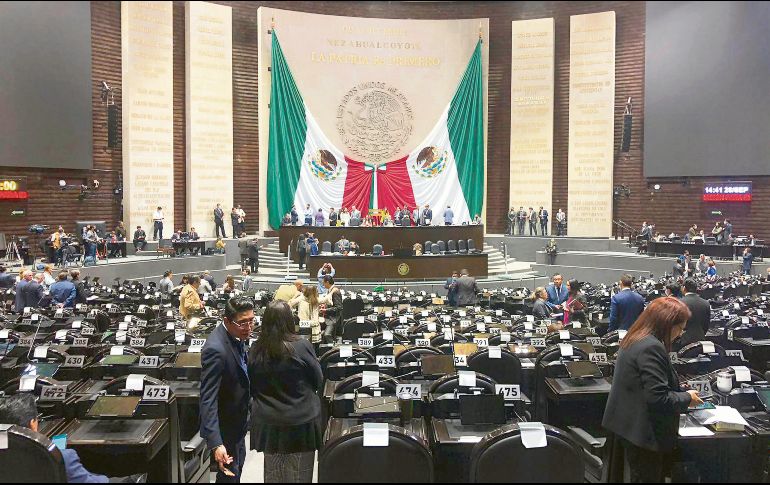 La Cámara de diputados iniciará el periodo extraordinario a partir del 26 de mayo, al igual que la de Senadores. EL UNIVERSAL