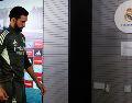 El entrenador del Real Madrid, Álvaro Arbeloa, durante la rueda de prensa ofrecida previa al partido de la última jornada de Laliga que disputan ante el Athletic Club. EFE / Javier Lizón