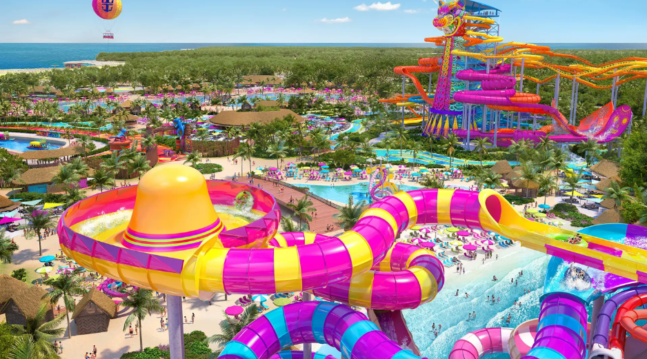 El proyecto principal, llamado “Perfect Day”, contemplaba la construcción de un enorme parque acuático sobre más de 82 hectáreas. ESPECIAL/ Royal Caribbean Group