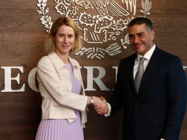 Kaja Kallas declaró desde sus redes oficiales que "la lucha contra los carteles y los flujos ilícitos de drogas y armas es de interés común para Europa y México". X / @OHarfuch