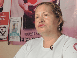 Ceci Flores añadió que no hay oportunidad para rendirse porque si no los buscan los colectivos nadie más lo hará. SUN/ARCHIVO