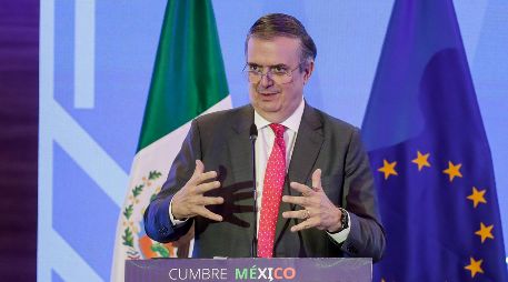 Este encuentro fue la primera cumbre bilateral en más de una década entre la Unión Europea y la nación mexicana. EFE/I. Esquivel
