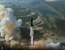 Captura de un video difundido por SpaceX del despegue de la nave Starship (V3) este viernes, desde Starbase, en el sur de Texas. EFE/@SpaceX
