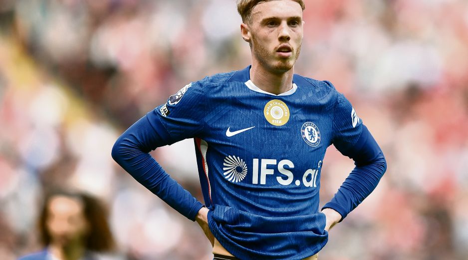 Cole Palmer. Después de brillar con Inglaterra en la Eurocopa 2024, el mediocampista quedó fuera tras una temporada irregular con el Chelsea. AFP
