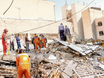 Teherán. La capital persa aún lidia con las cicatrices de los bombardeos de EU. AFP