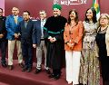 Ricardo Villanueva Lomelí. Recibió el Doctorado Honoris Causa de la UNIVIM, donde llamó a replantear el modelo educativo ante los cambios tecnológicos y la inteligencia artificial. ESPECIAL