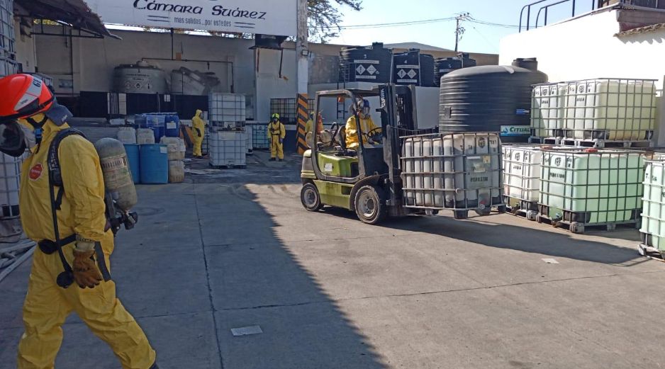 Las causas del derrame en la Zona Industrial de Guadalajara continúan bajo investigación por parte de los especialistas. ESPECIAL