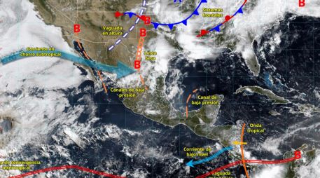 El SMN informó que continuará la onda de calor en al menos 13 estados, principalmente en regiones del occidente, sur y sureste de México. ESPECIAL/ SMN.