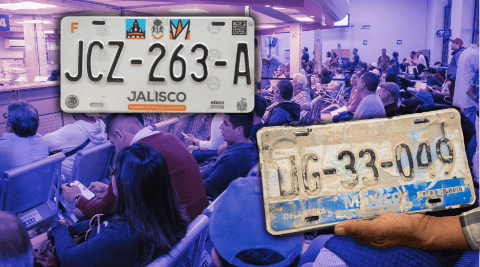Quienes ignoren la fecha límite para el cambio de placas enfrentarán consecuencias financieras directas. ESPECIAL/Gobierno de Jalisco