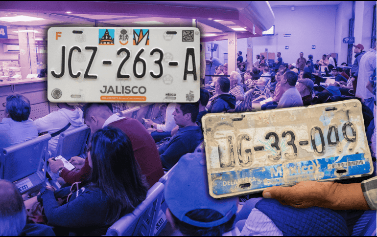 Quienes ignoren la fecha límite para el cambio de placas enfrentarán consecuencias financieras directas. ESPECIAL/Gobierno de Jalisco