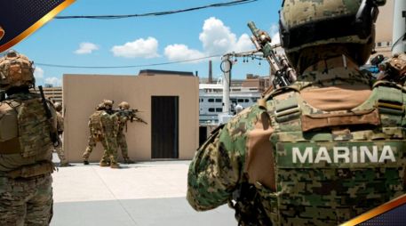 La dependencia refrendó su compromiso para desmantelar estructuras criminales, logrando con ello salvaguardar la seguridad y el bienestar de las familias sinaloenses. ESPECIAL/X/ @SEMAR_mx