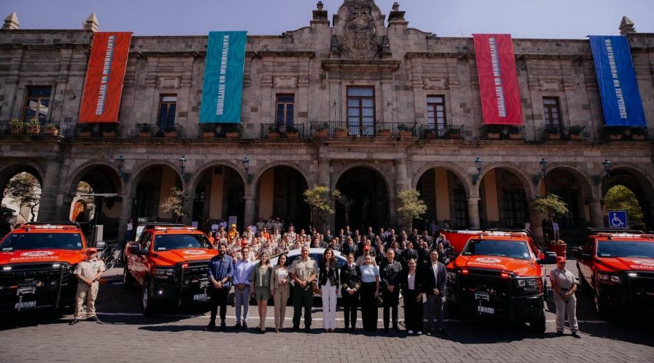 La coordinadora municipal de Gestión Integral de Riesgos, Protección Civil y Bomberos destacó el trabajo de sus elementos y agradeció el apoyo de la alcaldesa para equipar y fortalecer a la corporación. ESPECIAL / Gobierno de Guadalajara