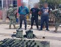 En distintos operativos efectuados en la capital del estado de Sinaloa, se logró la detención de cuatro civiles con armas y drogas y se ejecutó una Orden Técnica de Investigación en un inmueble. ESPECIAL