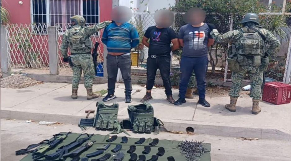 En distintos operativos efectuados en la capital del estado de Sinaloa, se logró la detención de cuatro civiles con armas y drogas y se ejecutó una Orden Técnica de Investigación en un inmueble. ESPECIAL