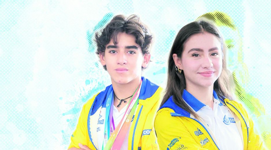Los triatletas tapatíos Santiago Espejel y Marcela Álvarez. EL INFORMADOR/ A. Navarro