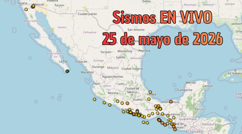 EN VIVO | Sismos en México | Lunes 25 de mayo ESPECIAL / SSN