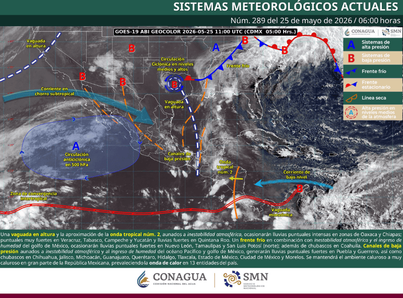 X / @conagua_clima&nbsp;