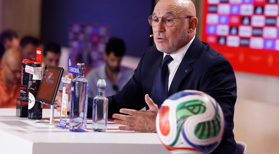 Dean Huijsen, Fran García y Gonzalo García entraron en la prelista de 55 futbolistas del seleccionador español, pero ninguno forma parte de la lista anunciada este lunes. EFE / J. Lizón