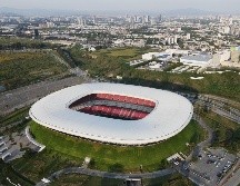 Guadalajara no se queda atrás en esta fiesta deportiva. El Estadio AKRON, la moderna casa de las Chivas, será el epicentro del futbol en Jalisco.  AP / E. Verdugo