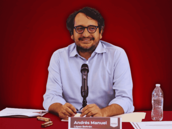 Andy deja la Secretaría de Organización de Morena tras sumar 10 millones de nuevos afiliados para buscar una diputación federal por Tabasco. FACEBOOK / Andrés Manuel López Beltrán