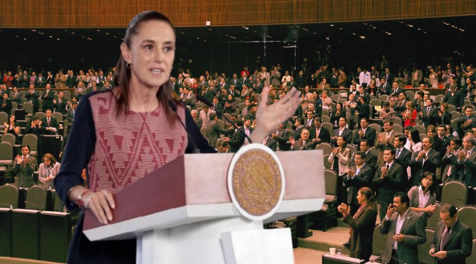 El asunto central será la revisión de una reforma constitucional enviada por la Presidenta para aplazar la segunda elección del Poder Judicial. EFE / J. Méndez / NTX / ARCHIVO
