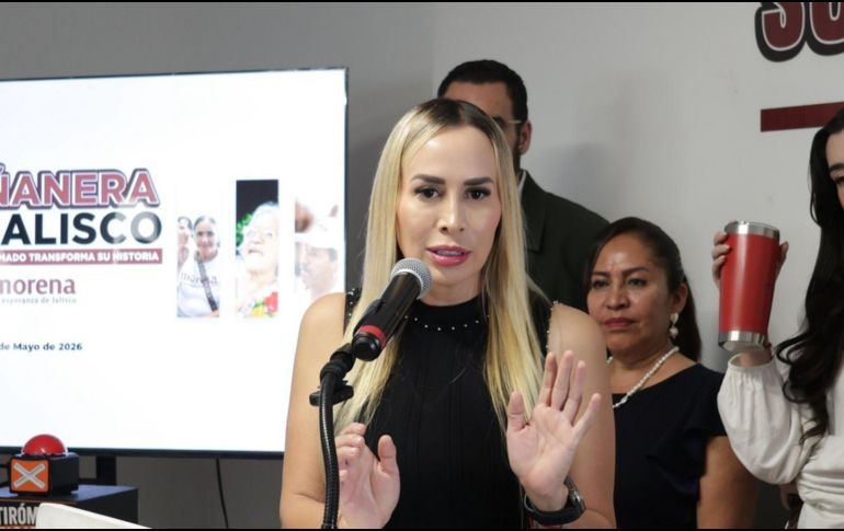 La líder morenista afirmó que a través de páginas y cuentas en redes sociales se distribuyen contenidos falsos y mensajes manipulados con el objetivo de desinformar a la población. CORTESÍA