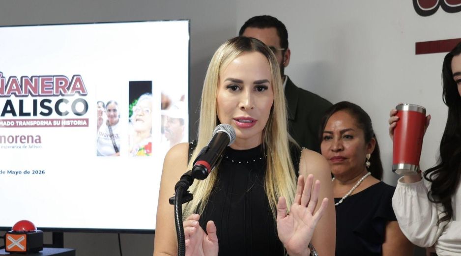 La líder morenista afirmó que a través de páginas y cuentas en redes sociales se distribuyen contenidos falsos y mensajes manipulados con el objetivo de desinformar a la población. CORTESÍA