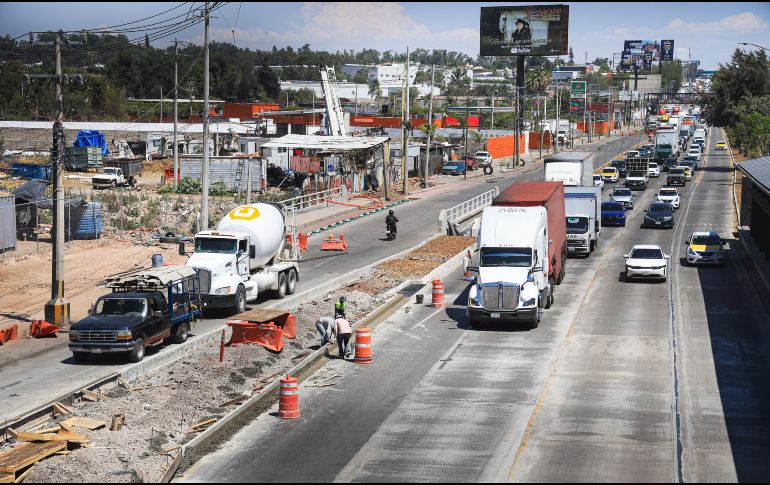 La ampliación vial y nuevas obras de movilidad en la zona aeroportuaria de Guadalajara buscan mejorar la conectividad rumbo al Mundial 2026. EL INFORMADOR/ J. ACOSTA.
