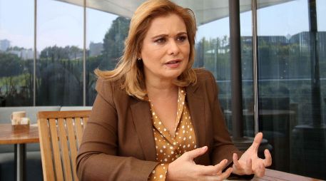 María Eugenia Campos Galván aseguró que ella, a diferencia de sus rivales políticos, siempre dará la cara. SUN/ARCHIVO