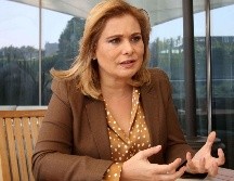 María Eugenia Campos Galván aseguró que ella, a diferencia de sus rivales políticos, siempre dará la cara. SUN/ARCHIVO