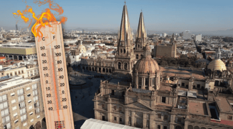 ¿Ya tienes listo tu termo de agua fría para enfrentar la jornada de hoy en Guadalajara? ESPECIAL / CANVA