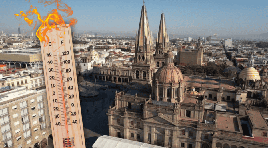 ¿Ya tienes listo tu termo de agua fría para enfrentar la jornada de hoy en Guadalajara? ESPECIAL / CANVA