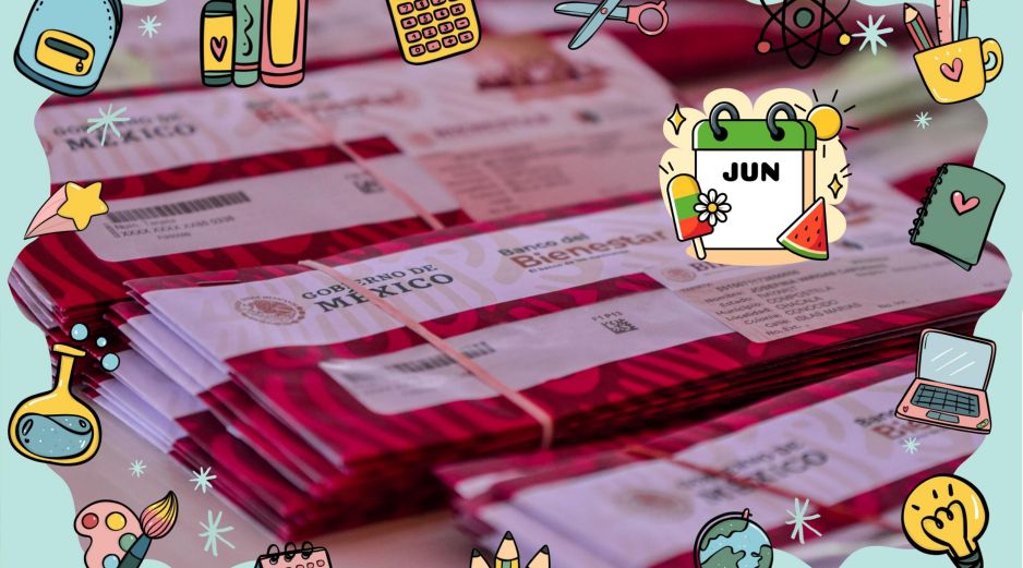 Si bien este calendario solo es tentativo, ofrece una guía clara de cómo podrían distribuirse los recursos durante los primeros días del mes de junio, y que contempla el periodo completo con mayo. ESPECIAL / Programas del Bienestar y CANVA