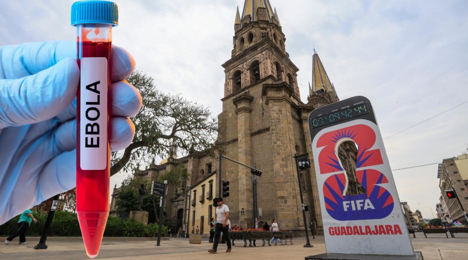Autoridades de Salud informaron que México reforzará la vigilancia epidemiológica y los filtros sanitarios en aeropuertos internacionales, ante los casos de ébola en África. ESPECIAL / EL INFORMADOR y CANVA