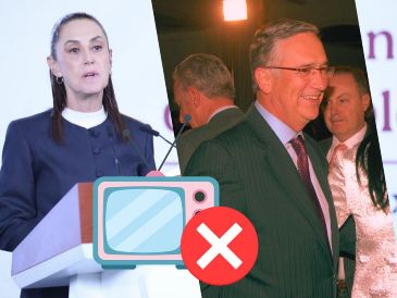 "¿Los censuramos? Fíjense que no, pero damos nuestro punto de vista", respondió la Presidenta al comunicado de la televisora de Salinas Pliego. SUN / L. Camacho / NTX / ARCHIVO